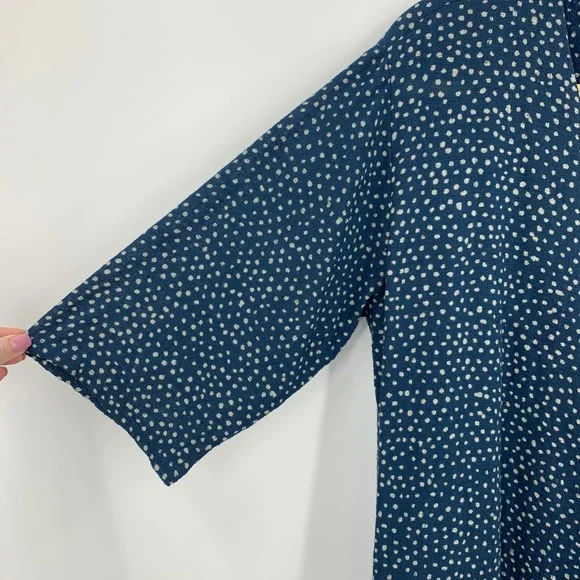 One Teaspoon Starry Night Wrap Drop Waist Gauzy Dress in Navy Sz M - Picture 7 of 16